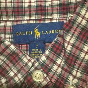 Red & Green Plaid Polo Button-Down Shirt
Perfect for Christmas wear!